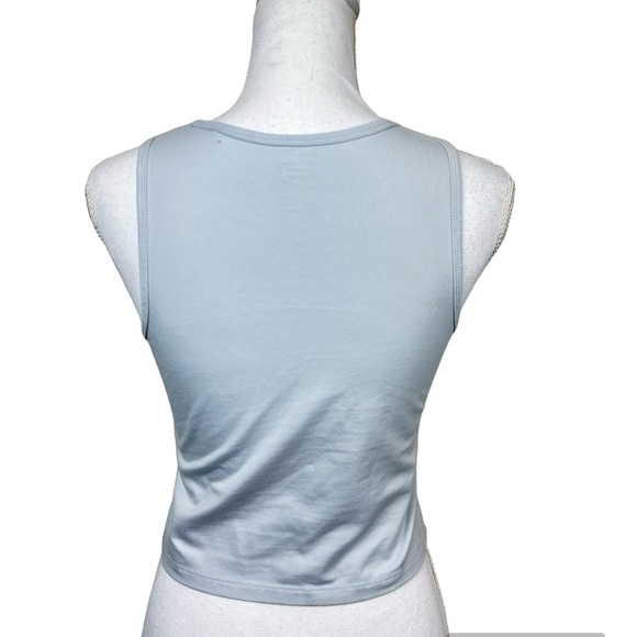 Levi’s Women’s Classic Cotton Cropped 90s Hipster Floral Print Tank Size Small - Picture 4 of 9